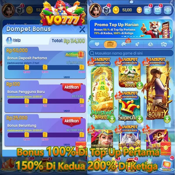 VO777 Slot Anti Rungkad Indonesia